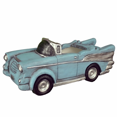 Vintage Car Planter - Blue - Click to enlarge