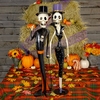 Vintage Horror Noir Iron Skeleton Couple (Set of 2)