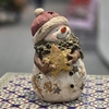 Vintage Snowman Candleholder w/Star