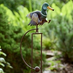 Small Walking Duck Balance Rocker Stake Small Walking Duck Balance Rocker Stake