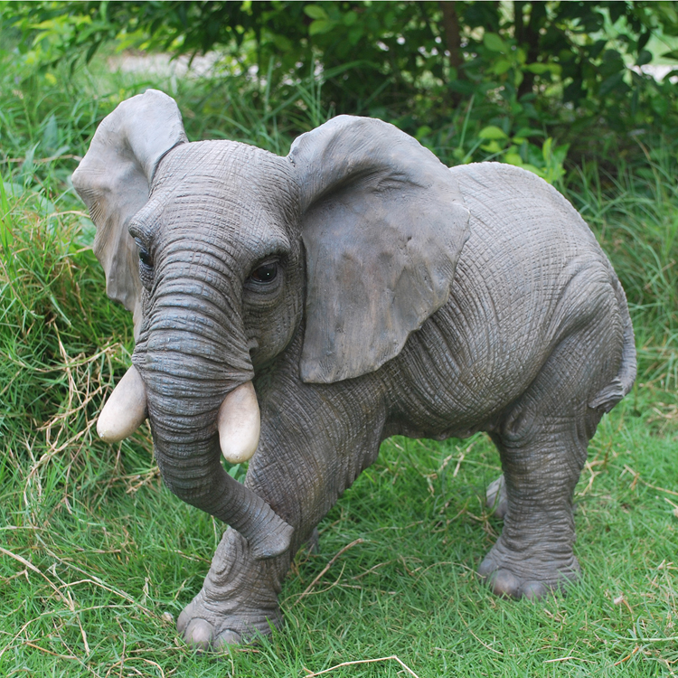 Walking Elephant Statue 