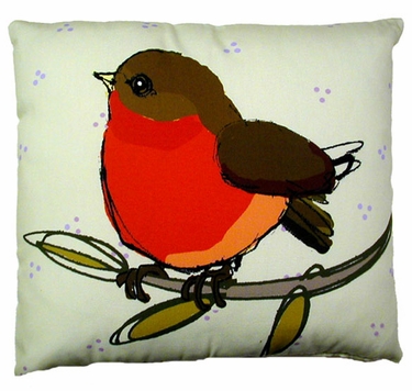 Wee Robin Outdoor Pillow - Click to enlarge
