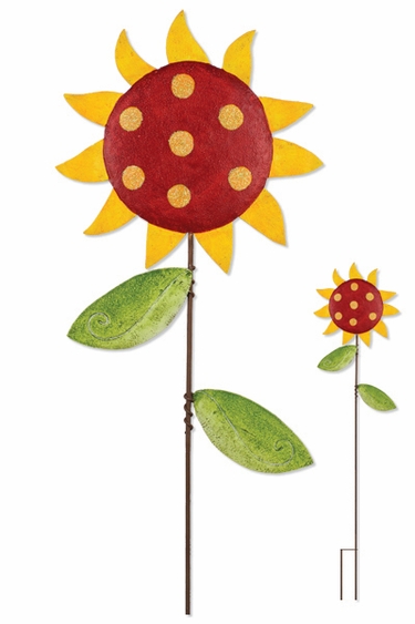 Whimsical Red Sunflower - Click to enlarge