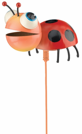 Whimsy Ladybug Garden Stake - Click to enlarge