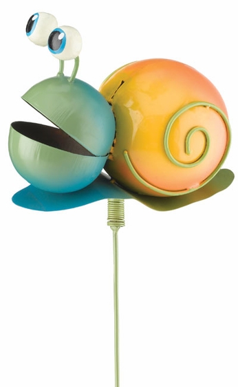 Whimsy Snail Garden Stake - Click to enlarge