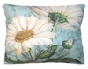 White Daisies Outdoor Pillow