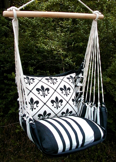 White French Quarter Hammock Chair Swing Set - Click to enlarge