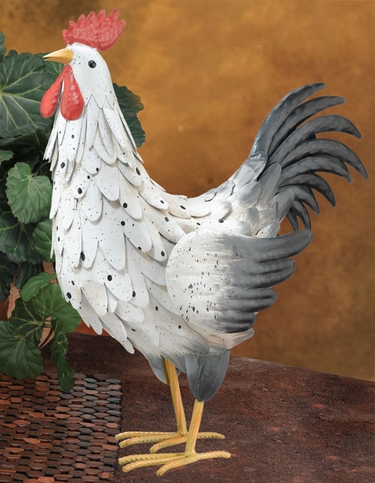 White Rooster Decor LG - Click to enlarge
