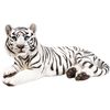 White Tiger Laying Down Statue "Ultra-Realistic"