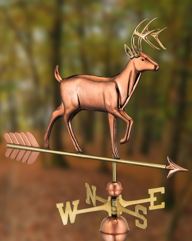 Whitetail Deer Weathervane - Click to enlarge