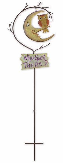 Who Goes There? Owl Stake - Click to enlarge