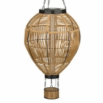 Wicker Solar Hot Air Balloon Lantern (Set of 2) Wicker Solar Hot Air Balloon Lantern (Set of 2)