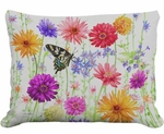 Wildlfower Butterfly Garden 2 Outdoor Pillow