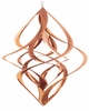 17" Metal Wind Spinner - Copper Cosmix