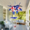 WindyWing Patriotic Whirligig Hummingbird Wind Chime