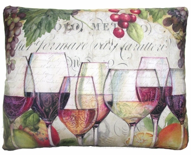 Wine Line Outdoor Pillow - Click to enlarge