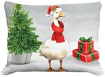 Winter Duck Outdoor Pillow