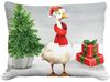 Winter Duck Outdoor Pillow