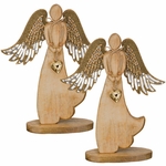Woodland Beaded Angel Decor (Set of 2)