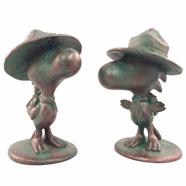 Woodstock Bird Scout - Bronze Patina (Set of 2) - Click to enlarge