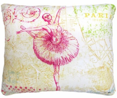 World's Fair Ballerina Outdoor Pillow - Click to enlarge