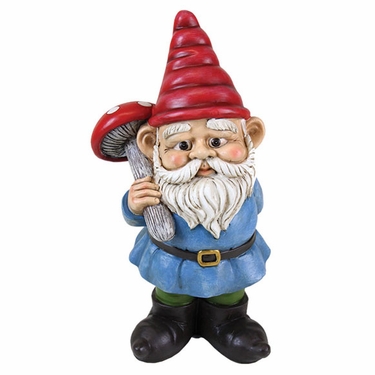 Yard Gnome w/Mushroom - Click to enlarge