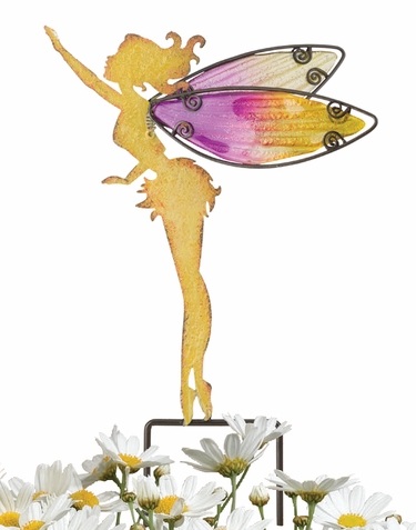 Small Yellow Fairy Stakes (Set of 4) - Click to enlarge