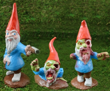 Zombie Gnomes: Stand-off Collection (Set of 3) - Click to enlarge