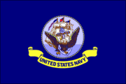 12x18 Inch Navy Nylon Outdoor Flag