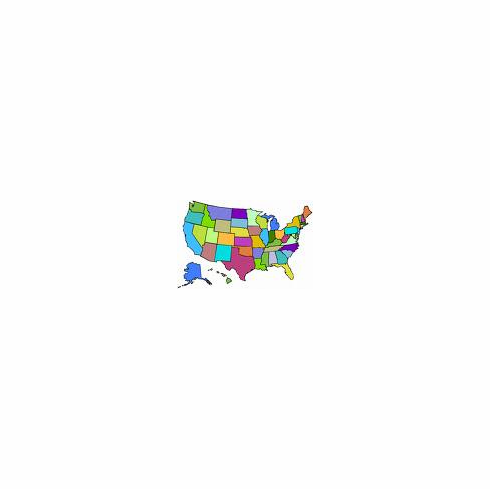 16"x24" State Stick Flags