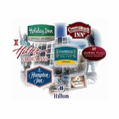 Hotel and Motel Logo Flags & Mats
