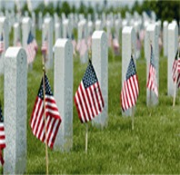 Memorial Grave Marker Stick Flag