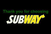 Subway 4x6' Logo Mat