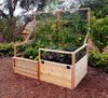 Outdoor Living Today 6' x 3' Garden in a Box with Trellis and Lid