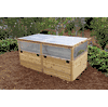 Outdoor Living Today 6' x 3' Garden in a Box with Greenhouse Cover Kit