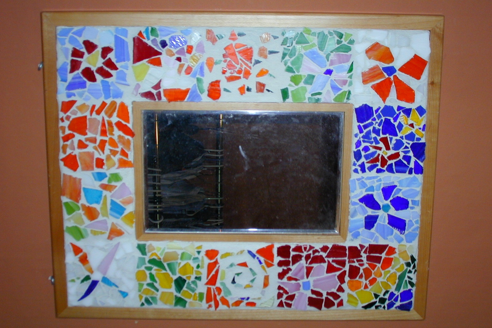 Wood Frame Mosaic Tile Mirror Instructions
