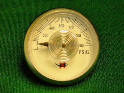 1000 PSI Gauge for 500 Series Regulator