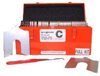 Accushim 4"X4" (C) Full Kit (includes Tool Box & Shim Extractor)