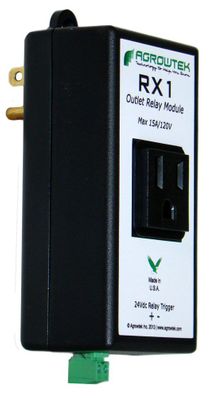 Agrowtek RX1 Single Outlet Relay for GC-Pro/XL, 120V 12A