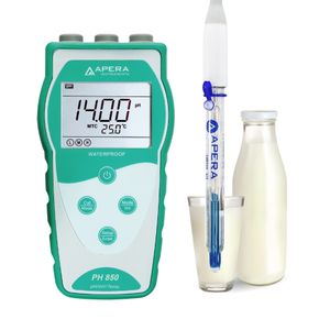 Apera PH850-DP Portable pH Meter Kit for Liquid Food (milk, yogurt, sauce…)