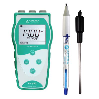 Apera PH850-SB Portable pH Meter Kit for Strong Base Solutions
