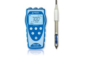 Apera SX811-BS Portable Meat pH Meter, Equipped with LanSen Food-Grade Stainless Steel Anti-Contamination Blade Electrode