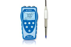 Apera SX811-SS Portable pH Meter for Food and Dairy Products, Equipped with LanSen Food-Grade Stainless Steel Anti-Contamination Spear Probe