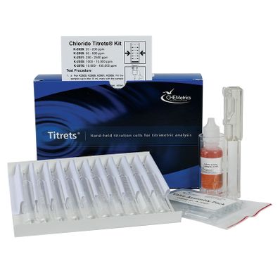 AquaPhoenix Chloride - Titrets Titration Cells, 20-200 ppm - K-2020