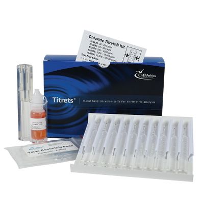 AquaPhoenix Chloride - Titrets Titration Cells, 50-500 ppm - K-2050