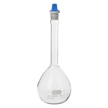 AquaPhoenix Flask, Glass Volumetric Class A 500mL - FV-8500-G