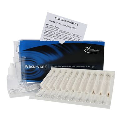 AquaPhoenix Iron Vacu-vials® (0-6.00 ppm) - K-6003