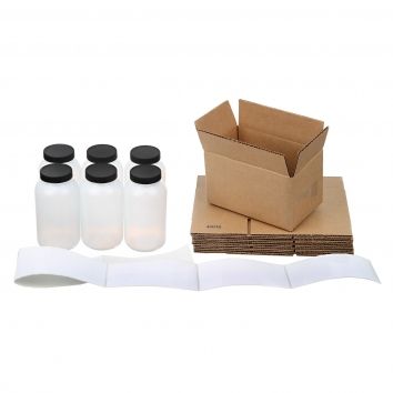 AquaPhoenix Mailer Bottles, 500cc, 12/pk, with mailers and labels - MB-2500-P-12PK