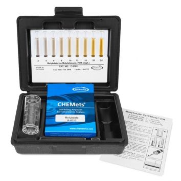 AquaPhoenix Molybdenum Test Kit: CHEMetrics, 2-24 ppm as Mo - K-6702