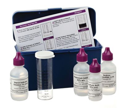 AquaPhoenix Peracetic Acid Test Kit, 1 drop = 5 or 15 ppm - TK7500-Z AquaPhoenix Peracetic Acid Test Kit, 1 drop = 5 or 15 ppm - TK7500-Z